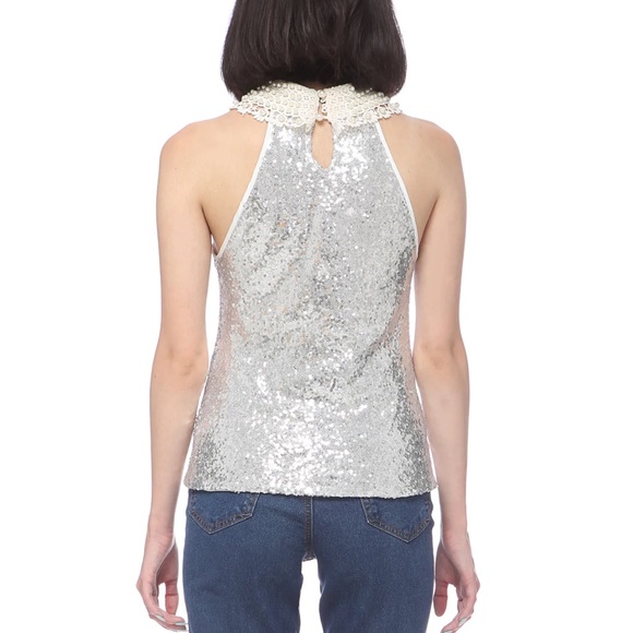 Anna Kaci Sparkle n’ Shine Collection Halter Top - Picture 9 of 9